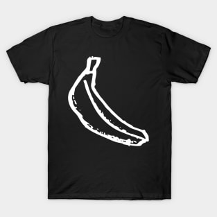 Banana Doodle White T-Shirt